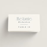 "Modern Romance" - Place Cards in Navy by Hooray Creative - Folded with Free Guest Printing