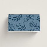 "Modern Romance" - Place Cards in Navy by Hooray Creative - Folded Back of Card