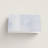 "Villa" - Place Cards in Periwinkle by Kristie Kern - Folded Back of Card