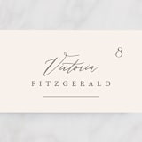 "Scarlet" - Place Cards in Blush by Hooray Creative - Detail