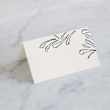 "FancySchmancy" - Place Cards in Classic by Jen Owens - Blank front