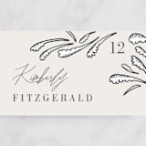 "FancySchmancy" - Place Cards in Classic by Jen Owens - Detail