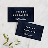 "Celestial" - Place Cards in Night Sky by Carly Reed Walker - Front with Free Guest Printing