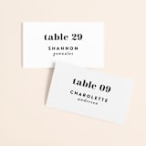 "Key Ingredients" - Place Cards in Cotton by Christie Garcia - Front with Free Guest Printing