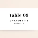 "Key Ingredients" - Place Cards in Cotton by Christie Garcia - Detail