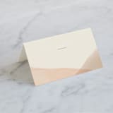 "Desert Wash" - Place Cards in Peach by Amy Kross - Blank front