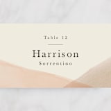 "Desert Wash" - Place Cards in Peach by Amy Kross - Detail