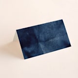 "Plain and Simple" - Place Cards in Sapphire by Chris Griffith - Blank front