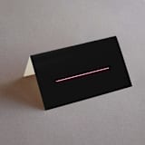 "Crazy in Love" - Place Cards in Hot Pink by Design Lotus - Blank front