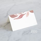 "Fallen" - Place Cards in Rust by Creo Study - Folded Back of Card