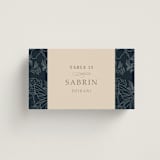 "Magnolias" - Place Cards in Sky by Sabrin Deirani - Front with Free Guest Printing