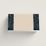 "Magnolias" - Place Cards in Sky by Sabrin Deirani - Folded Back of Card