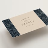 "Magnolias" - Place Cards in Sky by Sabrin Deirani - Detail