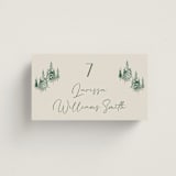 "Miniature Mountainscape" - Place Cards in Summer by Petra Kern - Front with Free Guest Printing