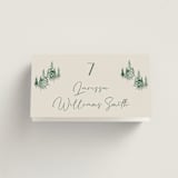 "Miniature Mountainscape" - Place Cards in Summer by Petra Kern - Folded with Free Guest Printing