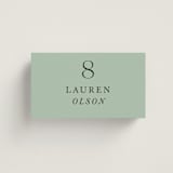 "Reflections" - Place Cards in Lake by Lindsay Megahed - Front with Free Guest Printing