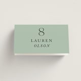 "Reflections" - Place Cards in Lake by Lindsay Megahed - Folded with Free Guest Printing