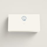 "Coastal Toile" - Place Cards in Sea by Jenna Holcomb - Blank Front