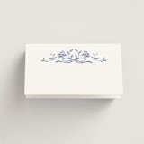 "Daisy Toile" - Place Cards in Willow by Susan Zinader - Blank front