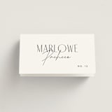 "Arabilla Overlap" - Place Cards in Silk by Kelly Schmidt - Folded with Free Guest Printing