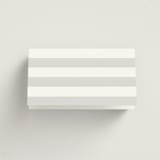 "Arabilla Overlap" - Place Cards in Silk by Kelly Schmidt - Folded Back of Card