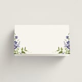 "Wildflower Trellis" - Place Cards in Iris by Everett Paper Goods - Blank front