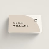 "Merge" - Place Cards in Cloud by Pixel and Hank - Folded with Free Guest Printing