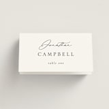 "Contemporary" - Place Cards in Cotton by Vanessa Doyle - Folded with Free Guest Printing