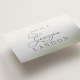 "East Coast Lighthouse" - Place Cards in Snow by Becky Nimoy - Detail