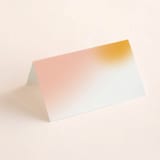"Blend" - Place Cards in Honeysuckle by Sarah Lenger - Blank front
