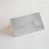 "In The Fall" - Place Cards in Slate by Ashlee Townsend - Folded Back of Card
