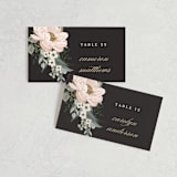 "Lovely Vine" - Place Cards in Blush by Susan Moyal - Front with Free Guest Printing