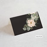 "Lovely Vine" - Place Cards in Blush by Susan Moyal - Folded Back of Card