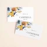 "Daydream" - Place Cards in Honey by Beth Schneider - Front with Free Guest Printing