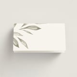 "Whispered Leaves" - Place Cards in Leaf by Kristie Kern - Blank front