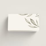 "Whispered Leaves" - Place Cards in Leaf by Kristie Kern - Folded Back of Card