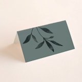 "Serafina" - Place Cards in Sage by Melanie Kosuge - Blank front