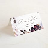 "Lush Bouquet" - Place Cards in Autumn by Phrosné Barwood - Folded with Free Guest Printing