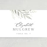 "Sweeping" - Place Cards in Linen by Carolyn Nicks - Detail
