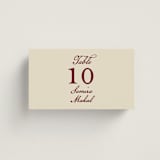 "Mughal Gardens" - Place Cards in Ivory by Sherley Ferreira - Front