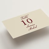 "Mughal Gardens" - Place Cards in Ivory by Sherley Ferreira - Detail