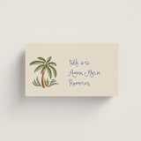 "Artisan Wedding" - Place Cards in Sea by Chris Griffith - Front
