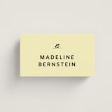 "Courthouse" - Place Cards in Butter by Studio Suku - Front