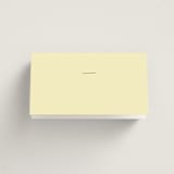 "Courthouse" - Place Cards in Butter by Studio Suku - Blank Front