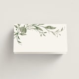 "Carolina" - Place Cards in Meadow by Melanie Kosuge - Blank front