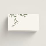 "Carolina" - Place Cards in Meadow by Melanie Kosuge - Folded Back of Card