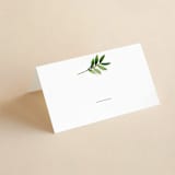 "Leaf Arc" - Place Cards in Sage by Ariel Rutland - Blank front