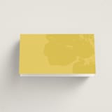 "Bloom" - Place Cards in Caribbean Citrus by Morgan Kendall - Folded Back of Card