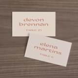 "margaux" - Place Cards in Sand by Lindsay Stetson Thompson - Front with Free Guest Printing
