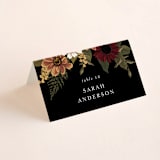 "Falling In Love" - Place Cards in Harvest by Susan Moyal - Folded with Free Guest Printing